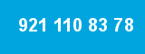 921 110 83 78 921 110 83 78